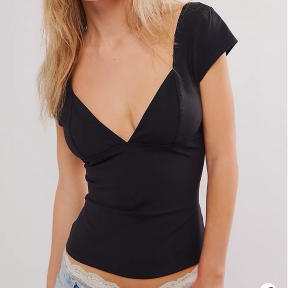 Free People Duo Corset Top - Black